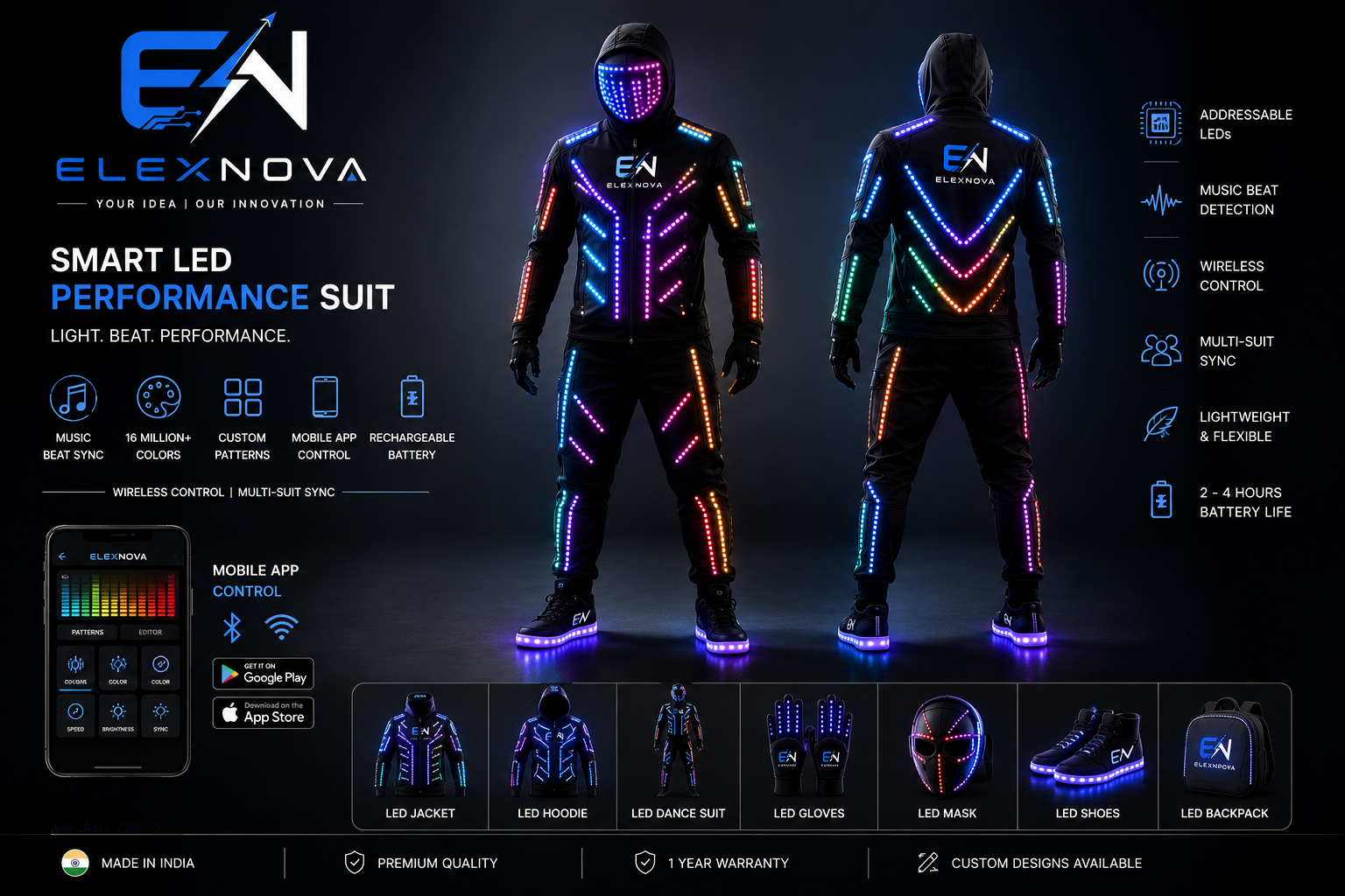 Smart LED Performance Suit