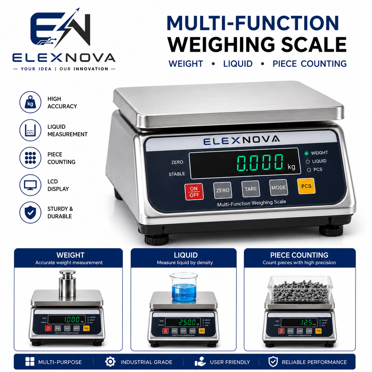 Multi-Function Weighing Scale